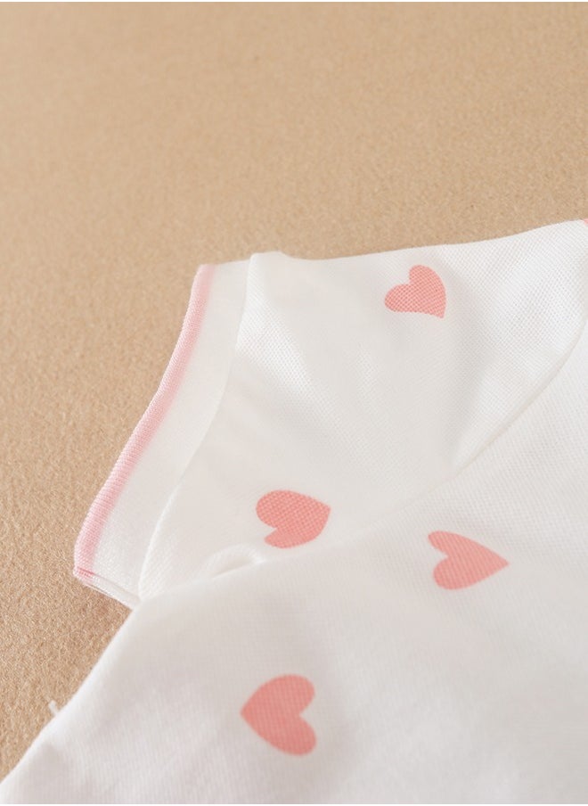 KUYEEBEAR KUYEEBEAR Summer Short Sleeve Dresses For Baby Girls  - Image 4
