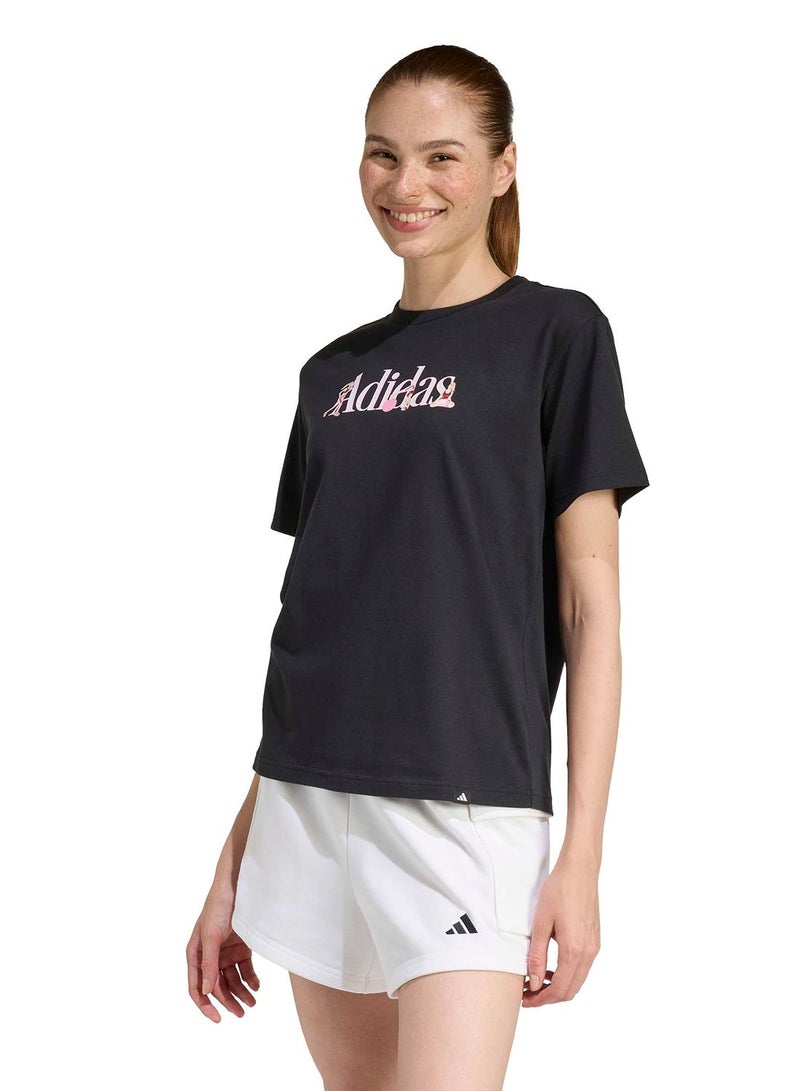 Adidas Soft Sports Graphic Tshirt - Image 1