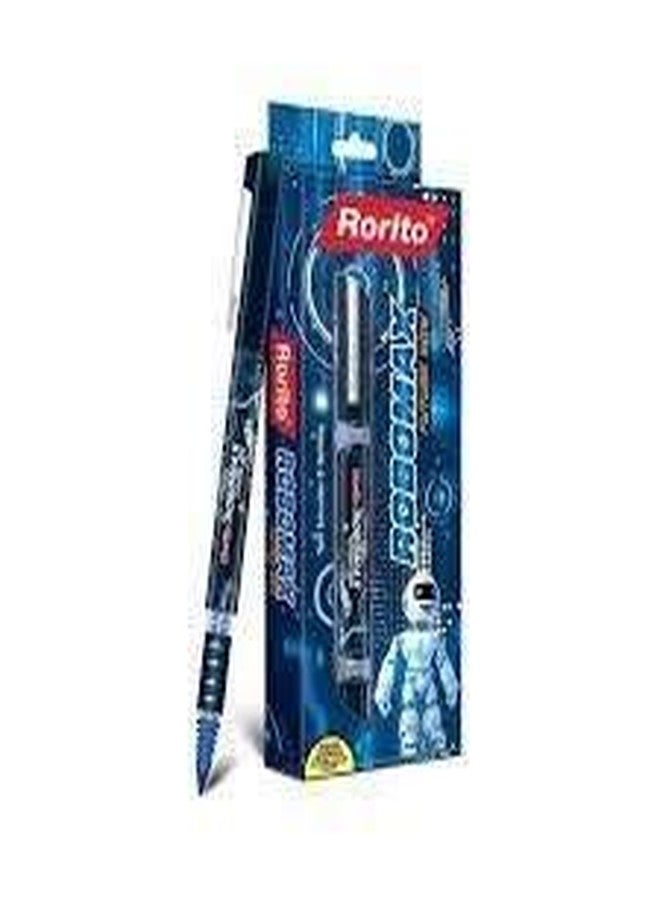 Rorito Robomax Pen Future Now Gel Pen (Blue and Black) - Pack of 2