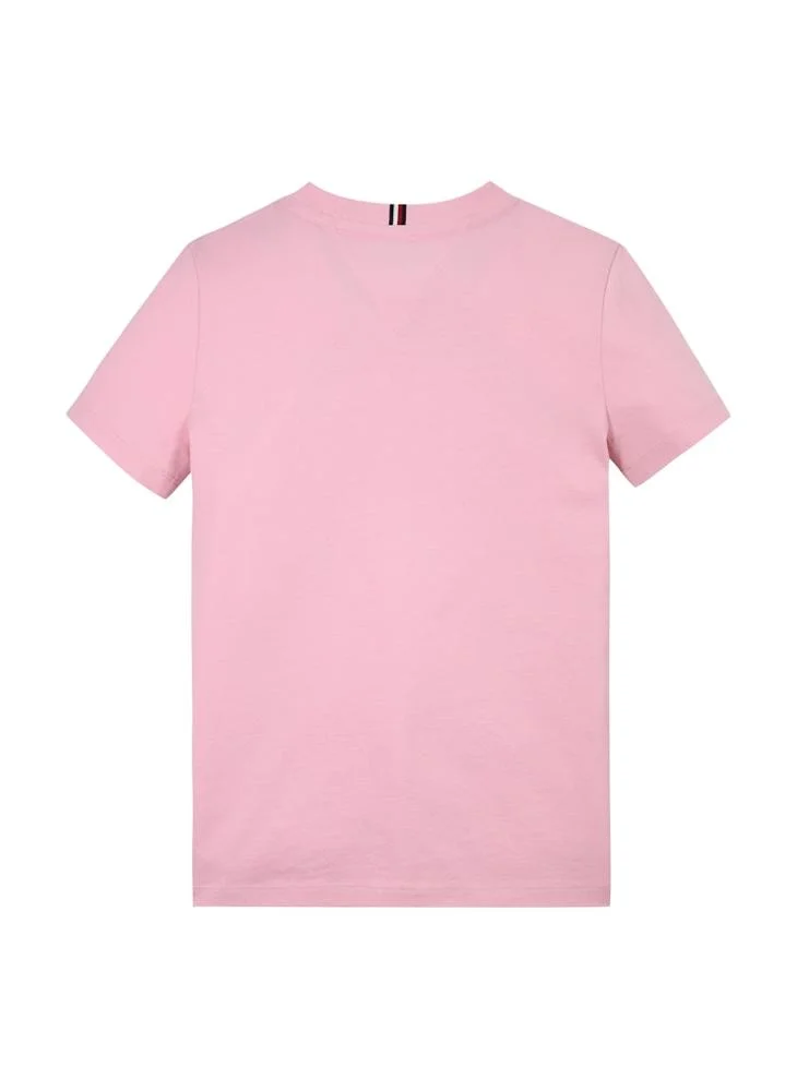 تومي هيلفيغر Youth Mini Croped Logo T-Shirt