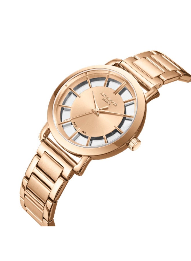 Lee Cooper Women's Metal Analog Watch LC08037.410 - 35 mm - Image 4