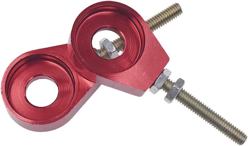sthus 2pcs 12mm Chain Tensioner Adjusters For Honda XR CRF 50 70 Bike Scooter,Rear Wheel Axle Block Chain Adjustment Tool - Image 3