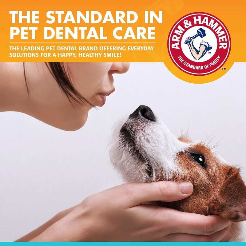 أسنان كلب Arm & Hammer Fresh Breath Enzymatic، نكهة الدجاج، 2.5 أونصة | صيغة تحتوي على بيكنج صودا وإنزيمات، نكهة الدجاج، مناسبة للاستخدام اليومي للكلاب الصغيرة والكبار - Image 4