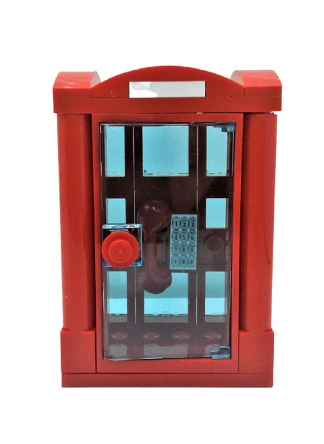 Custom Toys & Hobbies Building Bricks British London Souvenir Red Telephone Booth Toy for Kids Compatible with All Major Brands Best Birthday Gifts Toys Boys Girls Ages 4+  - Image 1