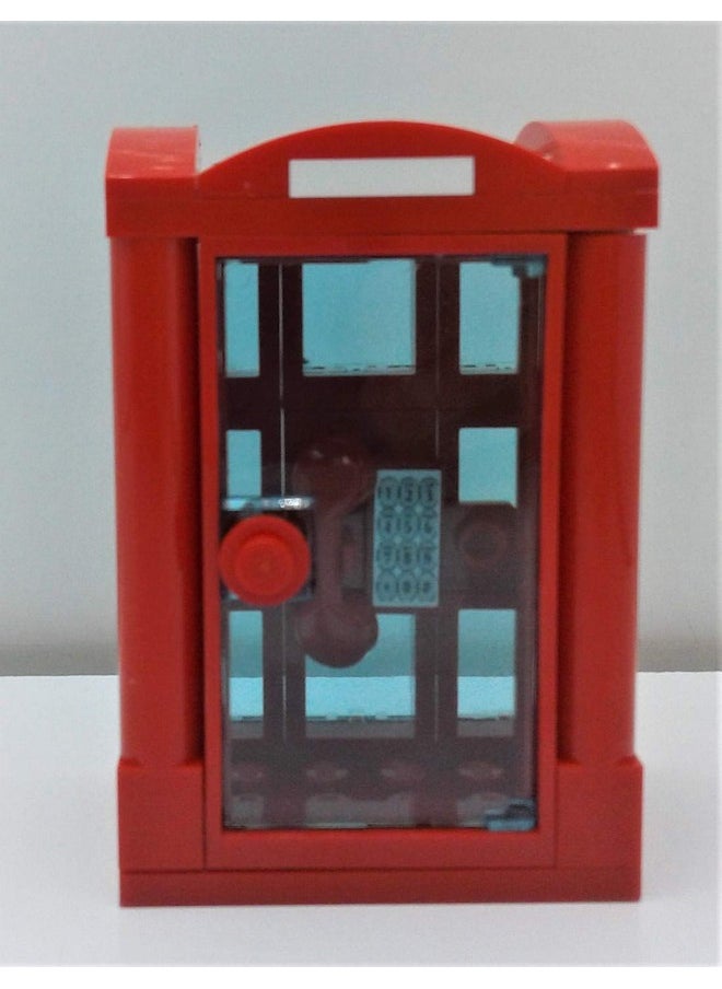 Custom Toys & Hobbies Building Bricks British London Souvenir Red Telephone Booth Toy for Kids Compatible with All Major Brands Best Birthday Gifts Toys Boys Girls Ages 4+  - Image 4