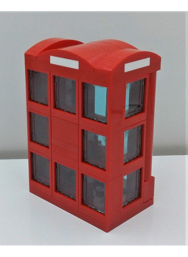 Custom Toys & Hobbies Building Bricks British London Souvenir Red Telephone Booth Toy for Kids Compatible with All Major Brands Best Birthday Gifts Toys Boys Girls Ages 4+  - Image 2