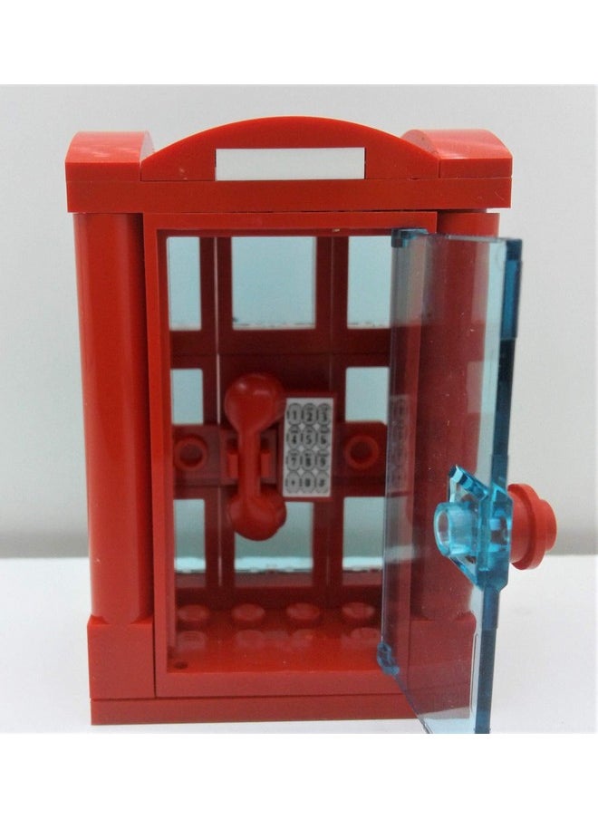 Custom Toys & Hobbies Building Bricks British London Souvenir Red Telephone Booth Toy for Kids Compatible with All Major Brands Best Birthday Gifts Toys Boys Girls Ages 4+  - Image 3