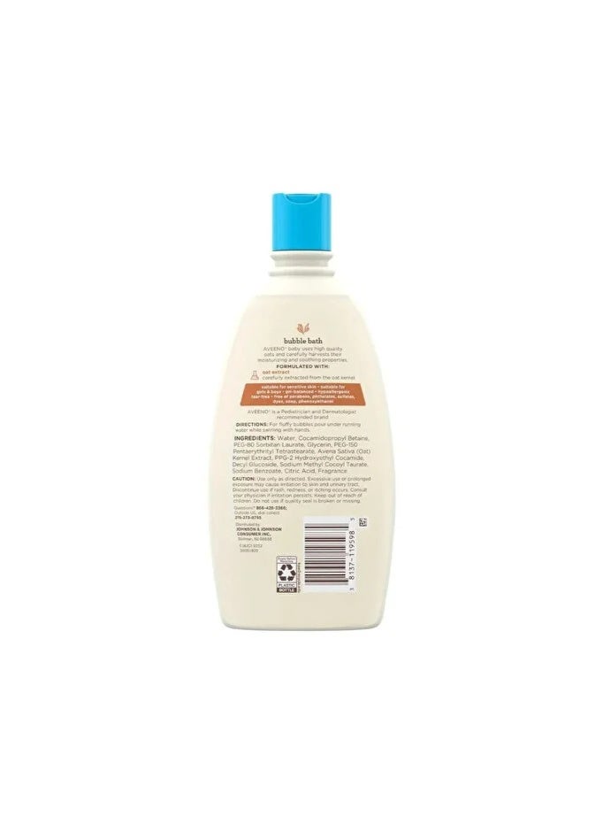 AVENO Aveeno Baby Bubble Wash for Sensitive Skin with Oat Extract - 568ml - Image 2