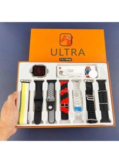Smart Watch Ultra 7 in 1 – Multi-Strap Edition with 7 Colorful Different