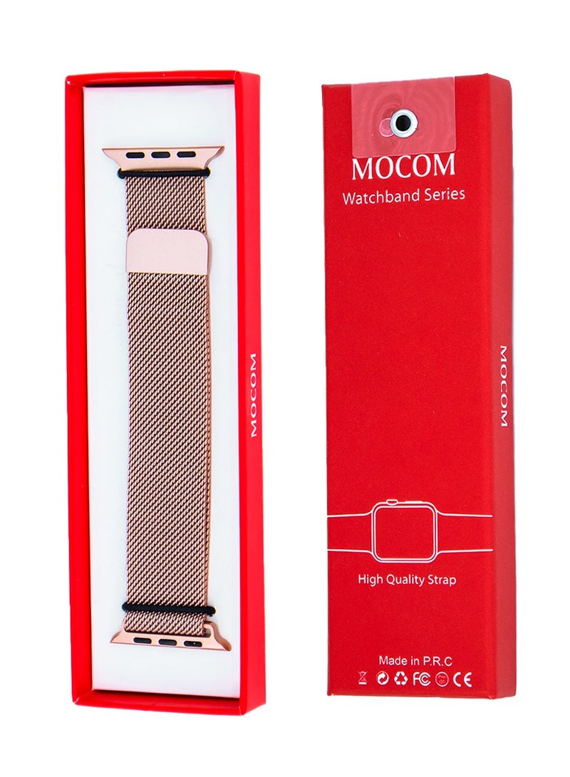 MOCOM 49mm Watch Straps, Stainless Steel Mesh type Band For Apple Watch Mocom Bronze - Image 3