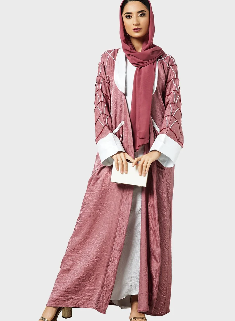 Threadz by Ajooni Embellished Abaya
