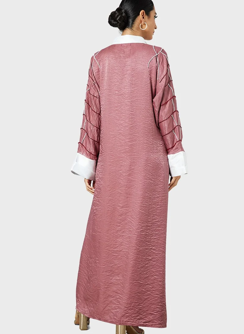 Threadz by Ajooni Embellished Abaya