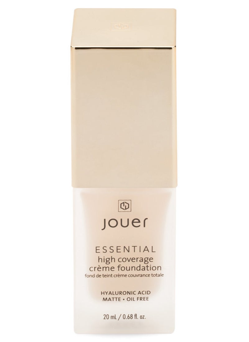 JOUER COSMETICS Essential High Coverage Crème Foundation Alabastar 20ml 