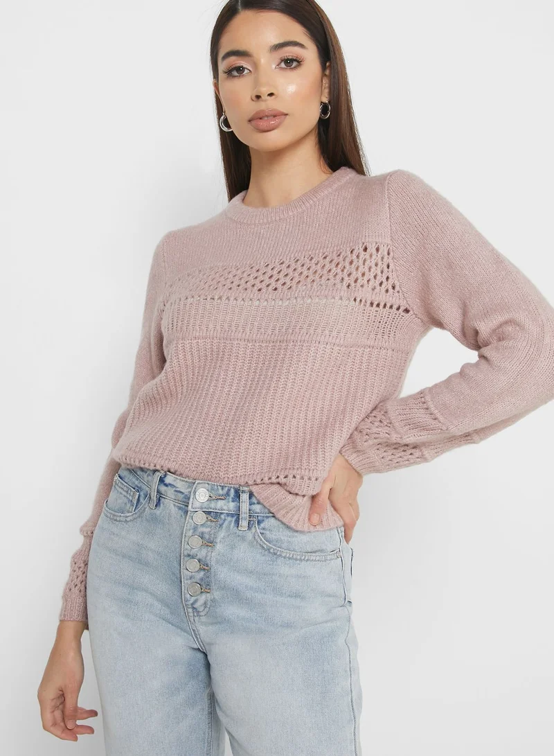 Jacqueline de Yong Cable Knit Sweater