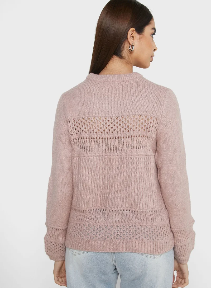 Jacqueline de Yong Cable Knit Sweater