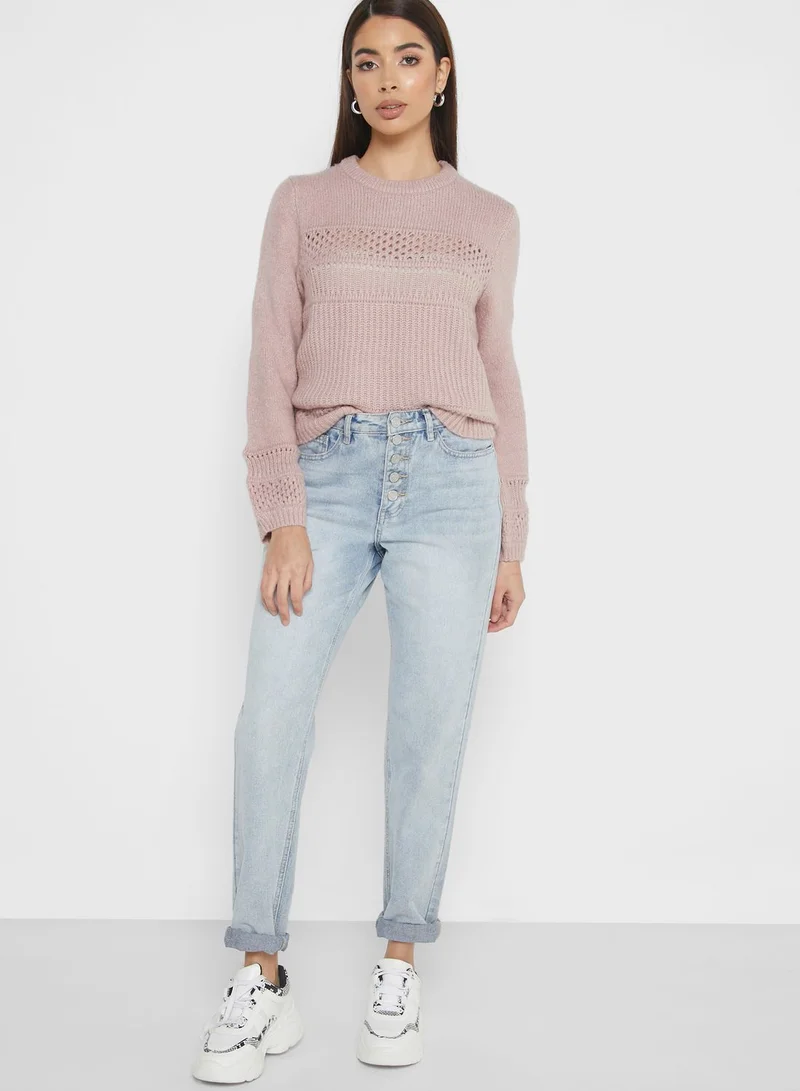 Jacqueline de Yong Cable Knit Sweater