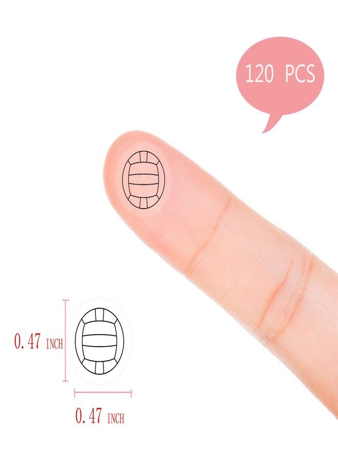 MAGJUCHE Volleyball Ball Planner Stickers, 120 Clear Sports Reminder Labels Scrapbooking Crafting Stickers - Image 2