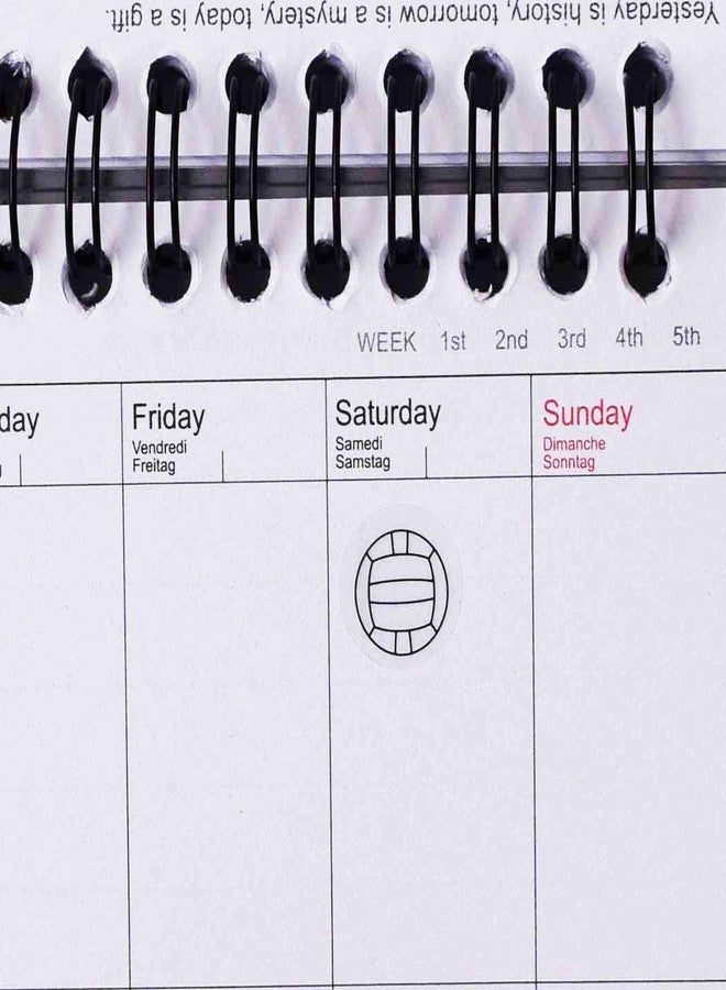 MAGJUCHE Volleyball Ball Planner Stickers, 120 Clear Sports Reminder Labels Scrapbooking Crafting Stickers - Image 4