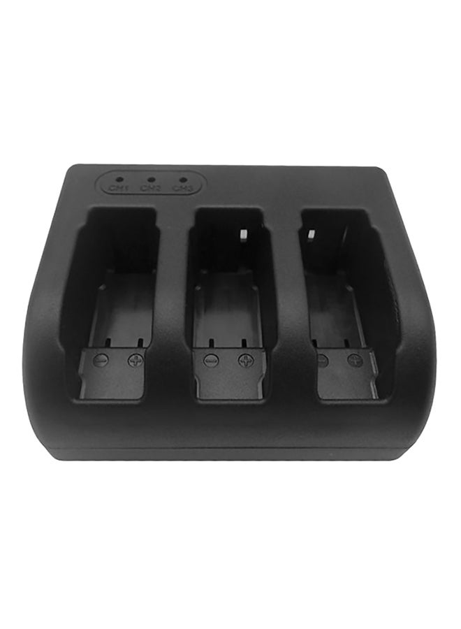 NIBEMINENT 3 Channel USB Battery Charger For GoPro Hero 5 Sports Action Camera Black - Image 3