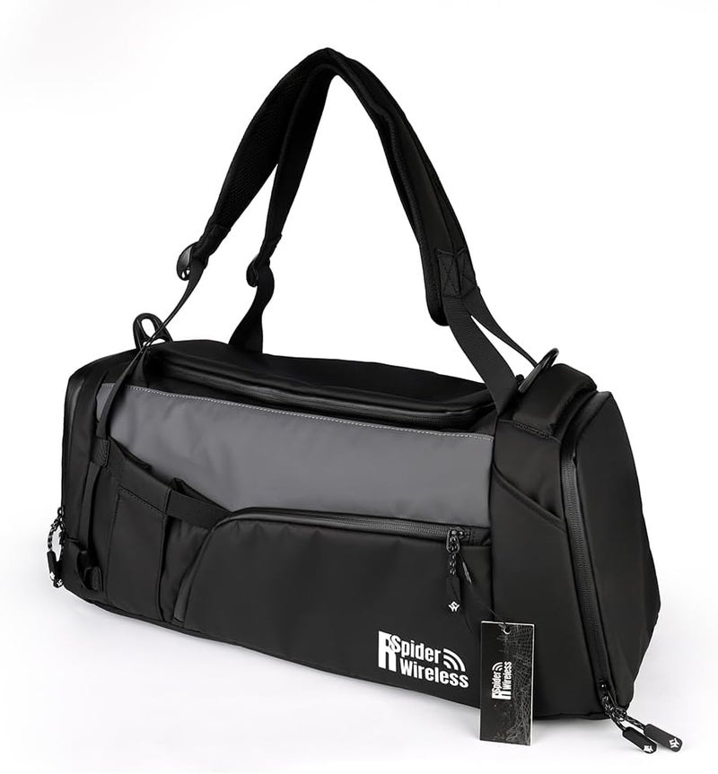R SPIDER WIRELESS Premium Pilot Bag - Black Aviation Flight Bag - Image 1