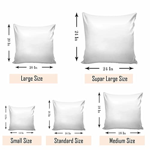 Ultimate Trends Premium Polyester Digital Modern Printed Cushion Cover For Living Room Couch Bed Single Sofa Set Of 5 (16 X 16 Inches, Floral Art), 200 TC, Multicolor - Image 4