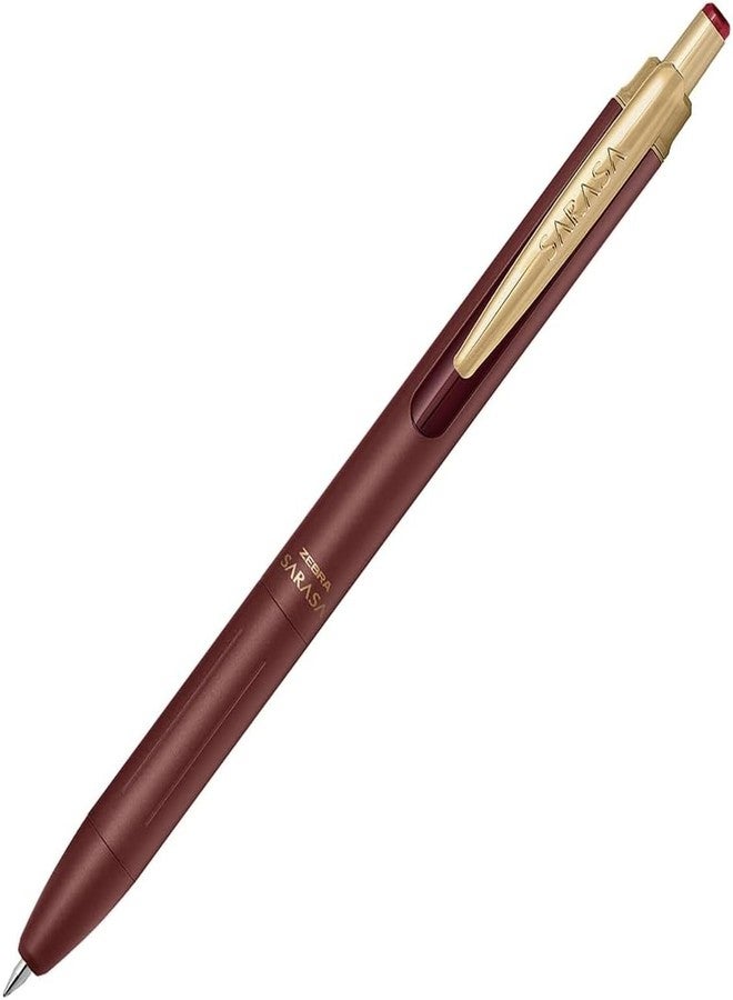 QULLITY ZEBRA SARASA GRAND Gel Ballpoint Pen 0.5mm Red Black + 10 Refills, original Black slim pen case - Image 2