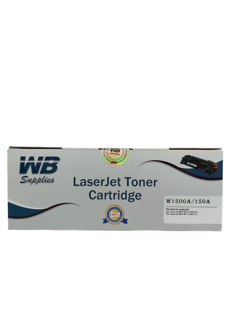 WB Compatible W1500A 150A Black Toner Cartridge Replacement for HP LaserJet M111a M111w MFP M141a M141w Printer | High Yield Premium Laser Toner - Image 3