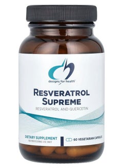 designs for health Resveratrol Supreme 60 Vegetarian Capsules 
