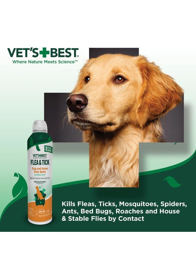 Vet's Best Flea and Tick Home Spray, Dog Flea and Tick Treatment for Home, Plant-Based Flea and Tick Prevention for Dogs, Dog Flea & Tick Control and Mosquito Repellent, Certified Natural Oils, 14 oz  - Image 4