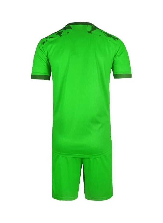 UHLSPORT - uhlsport Football Men Jersey, For match and training, Round neck, Light & comfortable & breathable material, Army design - Image 1