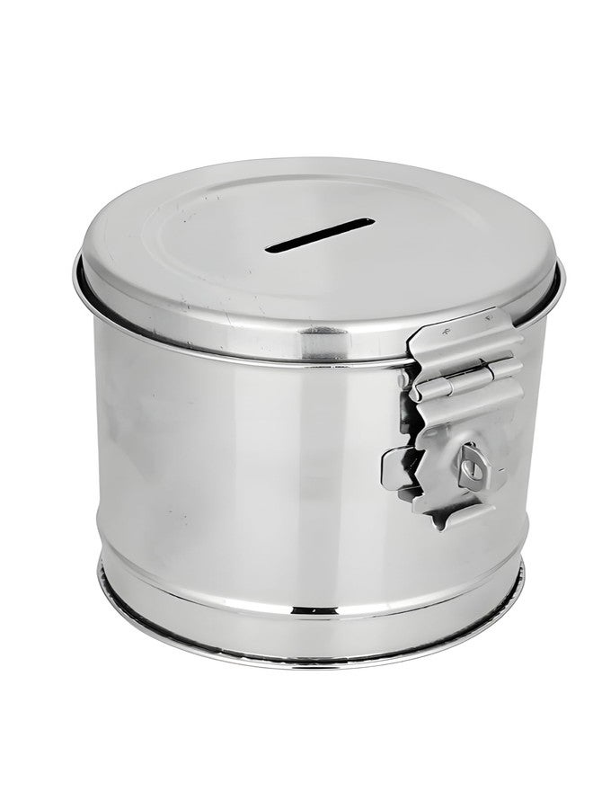 Standify® Combo 2 Small Money Box 800-ML Stainless Steel Money Bank for Kids | Cute Coin Bank for Saving | Unbreakable Plastic Piggy Bank for Boys & Girls | Money Saving Box Gift - Image 2