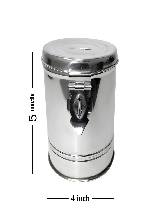 Standify® Combo 2 Small Money Box 800-ML Stainless Steel Money Bank for Kids | Cute Coin Bank for Saving | Unbreakable Plastic Piggy Bank for Boys & Girls | Money Saving Box Gift - Image 3