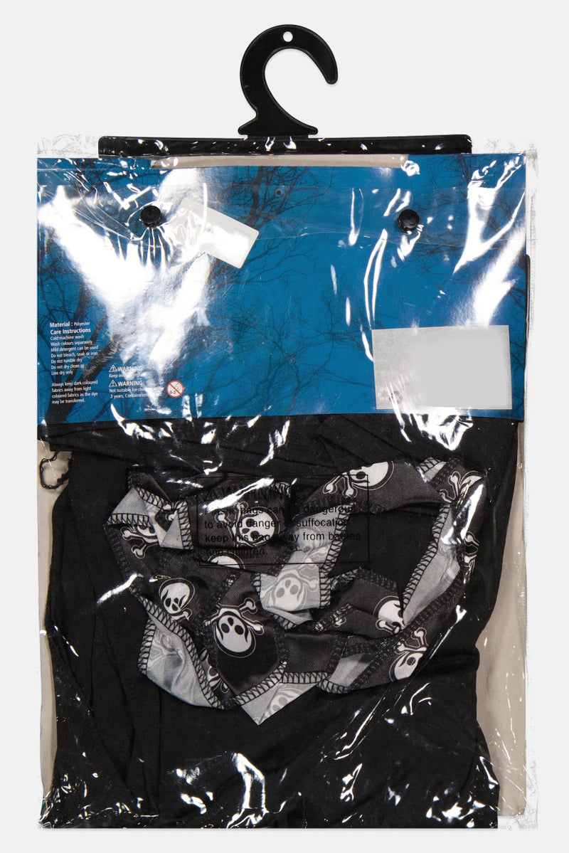 Chamdol Monk Halloween Adult Costume, Black - Image 2