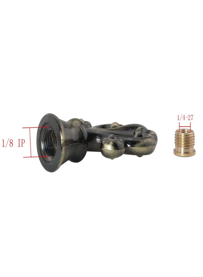 DGBRSM 2PCS Solid Lamp Finials Caps Retro Bronze Solid Lamp Top Cover Lamp Shade Holder Harp Lamp Finial Knob Lamp Accessories - Image 2