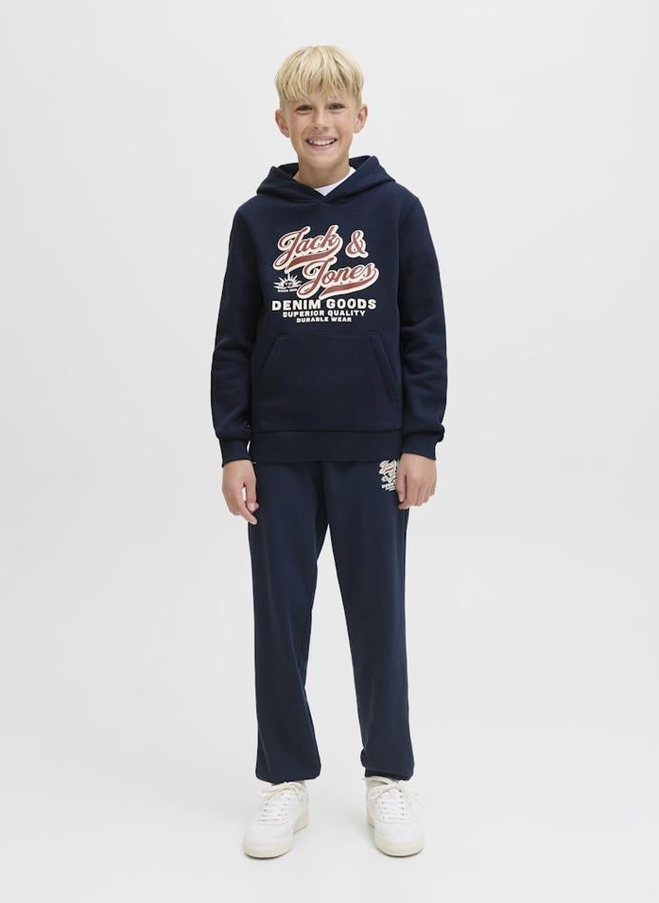 Jack & Jones Junior Kids Logo Hoodie - Image 4