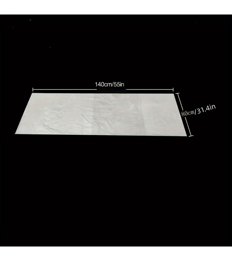 10 Disposable Car Seat Covers Transparent White Thickened Wear Resistant - Image 2
