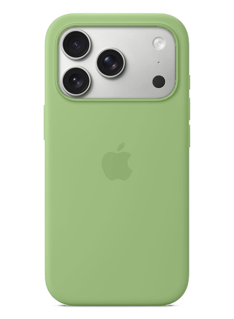 Techie حافظة سيليكون لأبل آيفون 17 برو ماكس مع ماغسيف - موس فاتح - Image 3