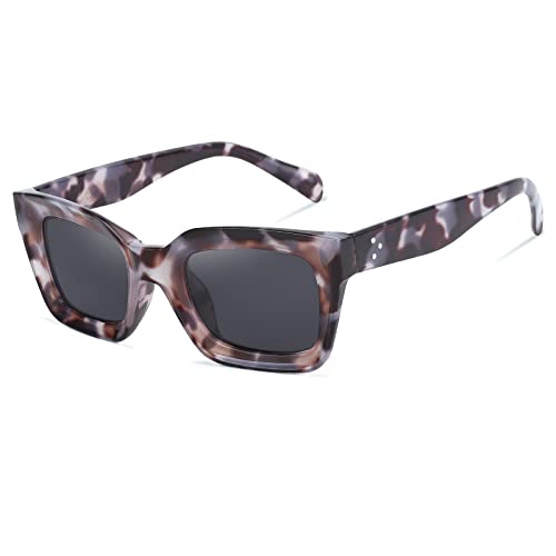 FEISEDY Classic Women Sunglasses Fashion Thick Square Frame UV400 B2471 - Image 1