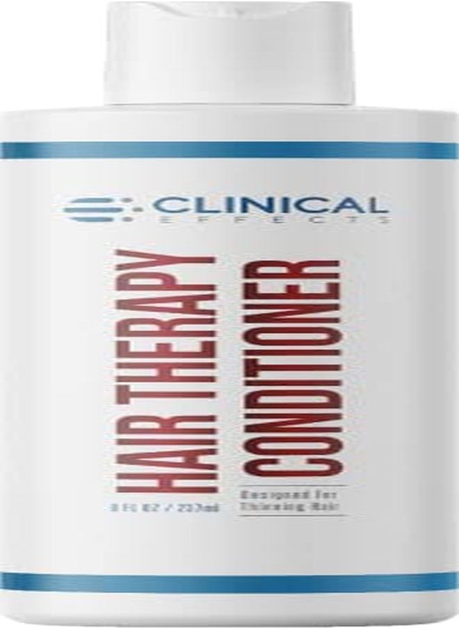 Clinical Effects Hair Therapy Conditioner - Deep Conditioner For Hair Loss And Damaged Hair - 8 Fl Oz - Thickening Conditioner For Men And Women - With Saw Palmetto, Biotin, Panthenol - Made In Usa  - Image 1
