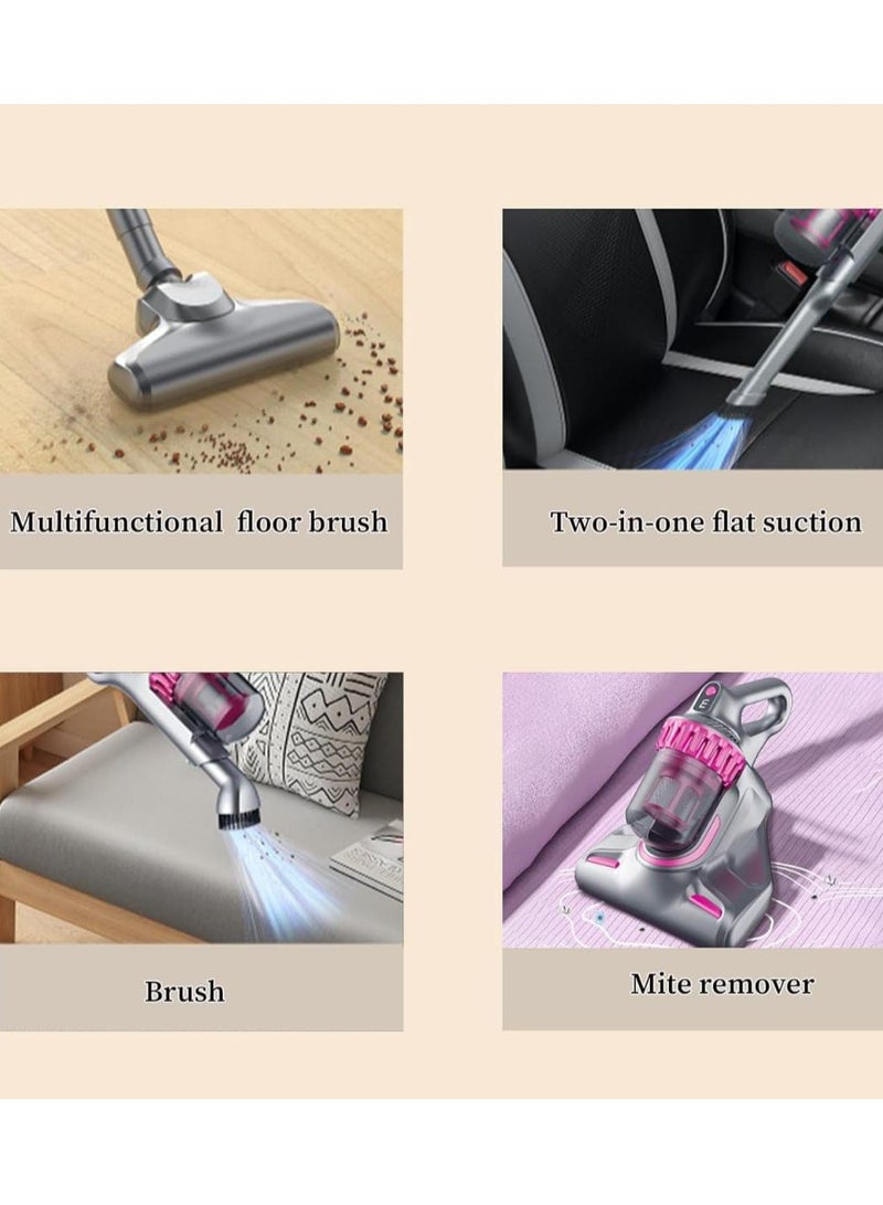 4-in-1 Cordless Vacuum Cleaner – 10,000Pa Powerful Suction, UV Mite Remover, Ultra-Quiet & Lightweight with HEPA Filter for Home, Car, Pet & Carpet Cleaning - Image 2
