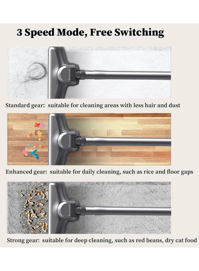 4-in-1 Cordless Vacuum Cleaner – 10,000Pa Powerful Suction, UV Mite Remover, Ultra-Quiet & Lightweight with HEPA Filter for Home, Car, Pet & Carpet Cleaning - Image 3
