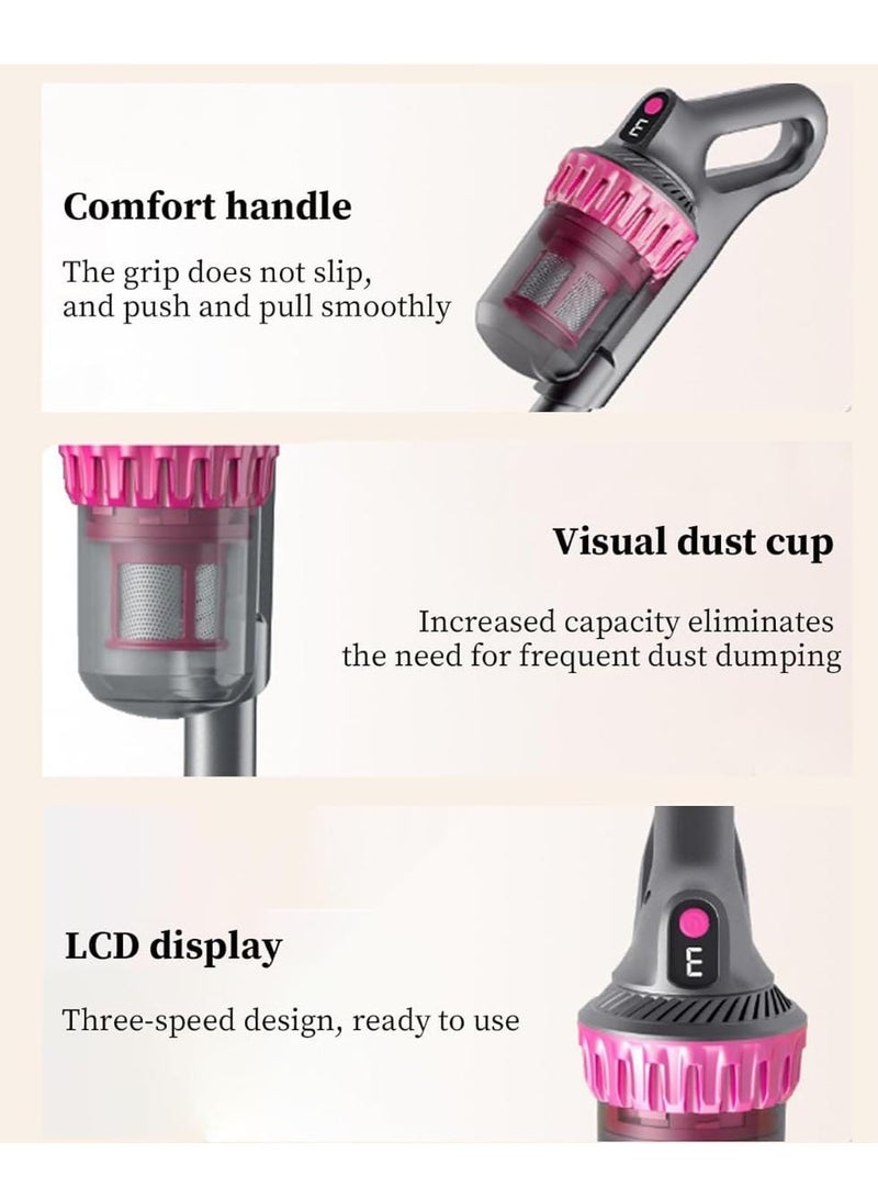 4-in-1 Cordless Vacuum Cleaner – 10,000Pa Powerful Suction, UV Mite Remover, Ultra-Quiet & Lightweight with HEPA Filter for Home, Car, Pet & Carpet Cleaning - Image 4