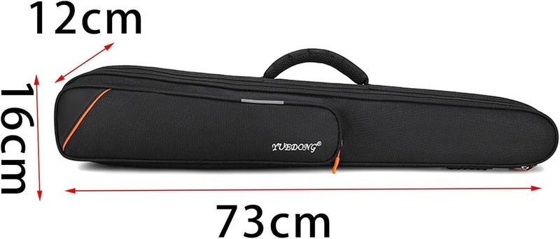klarako Saxophone Clarinet Case with Handle Waterproof Oxford Cloth with Exterior Pocket Flute Storage Bag Clarinet - Image 2