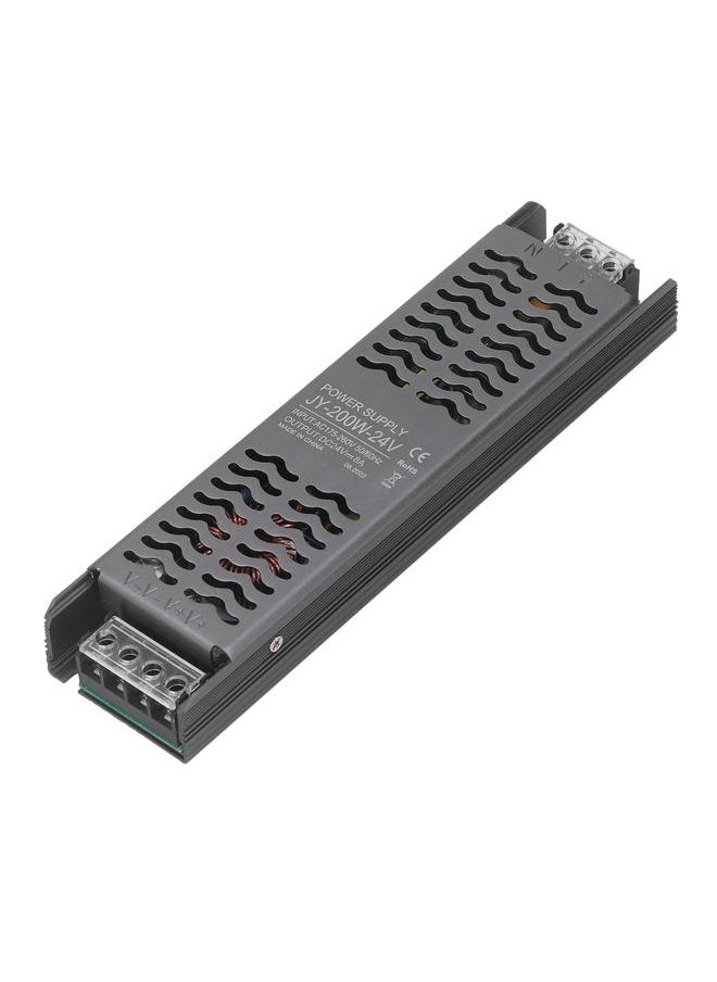 Thoraya - LED Driver 200W AC 175‑260V to 24V DC Low Voltage Output LED Driver Power Supply With Heat Dissipation Hole LED Transformer - Image 1