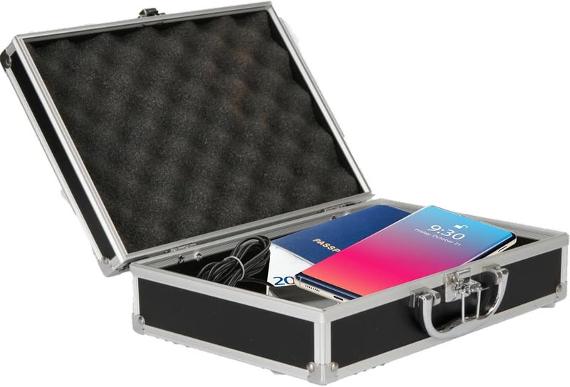 Maxell Locking Organizer Case  Secure  Rugged Locking Storage Box with 3Digit Combination Lock Interior Padding  EasytoCarry Handle for Safe Travel - Image 3