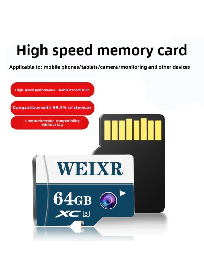 مصنع الجملة بطاقة ذاكرة 8G بطاقة 16GTF 128G كاميرا 64G مراقبة مسجل القيادة 32G بطاقة الهاتف المحمول 4G-السعة: 128gb إصدار التكوين عالي السرعة 40m - Image 1