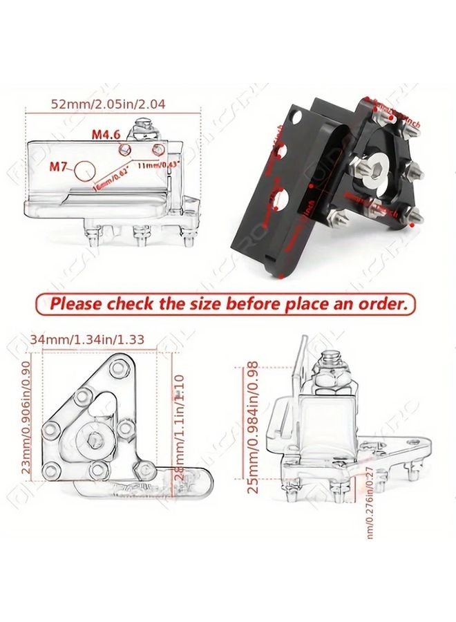 Silvery CNC Universal Rear Brake Pedal Foot Peg Tip For Honda Yamaha Kawasaki 125 530Cc - Image 3