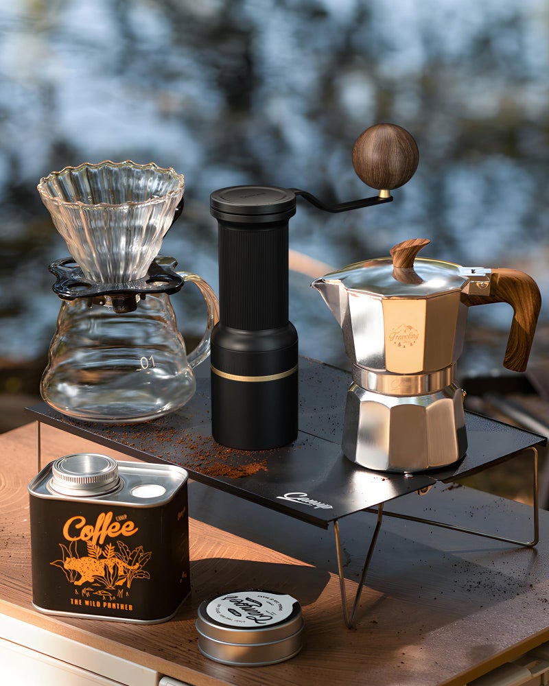 Cocinare ESSENCE GO B38 Ultra Manual Coffee Grinder – with Carrying Case Hand Grinder Capacity 30g, GhostEdge Ultra Burr & 80 Grind Settings, Perfect for Pour-over, Espresso, Cold Brew (Black) - Image 2