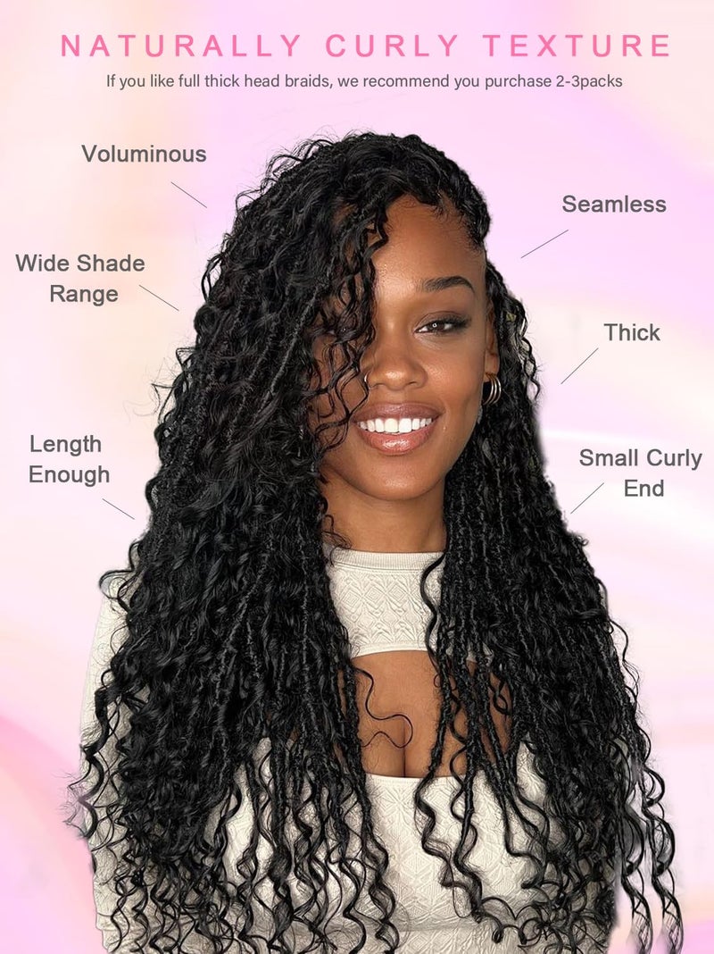 YNiSew 100 Percent Human Braiding Hair For Boho Braids Curly Human Hair Braiding Hair Full Bulk Human Hair For Braiding Wet Wavy 100g 2 Bundles No Weft Micro Braiding Hair Human Hair Extensions YNiSew - Image 5