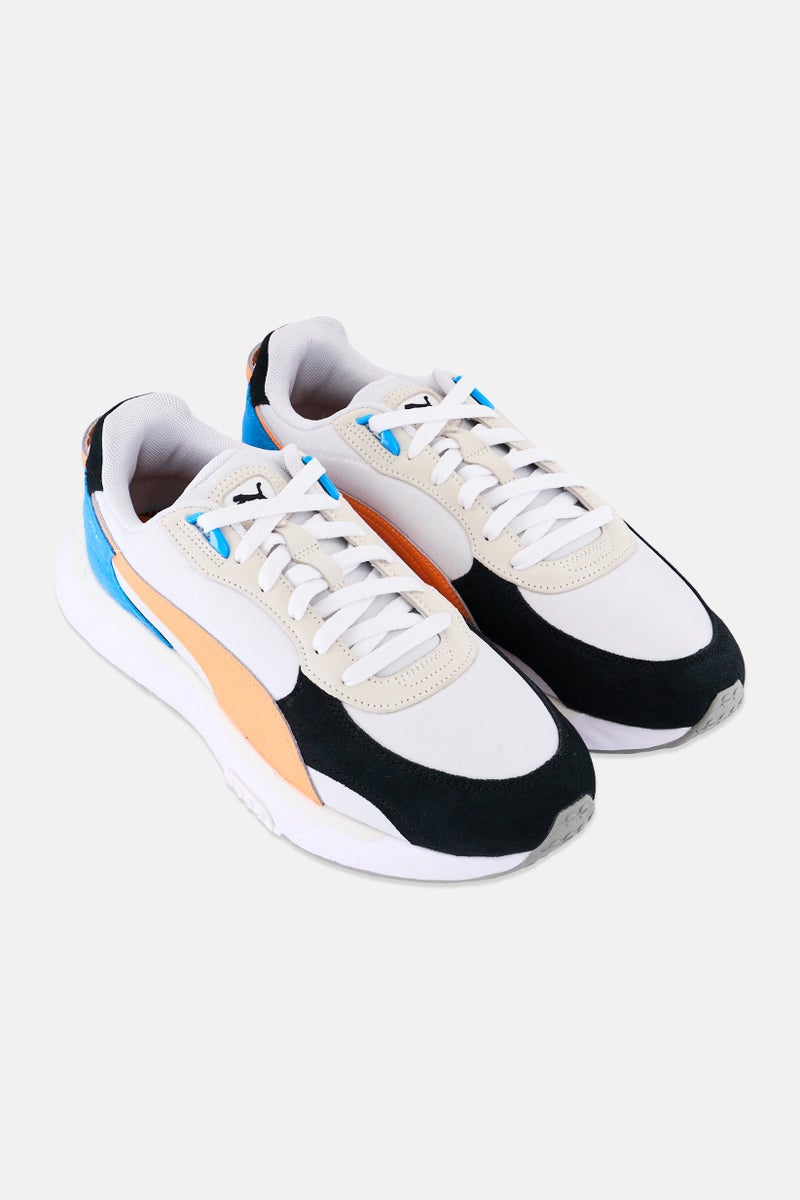 PUMA أحذية خارجية للرجال من وايلد رايدر، مزودة بأربطة، متعددة الألوان - Image 4